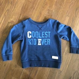 “Coolest Kid Ever” Navy Pullover Boy’s Sweatshirt